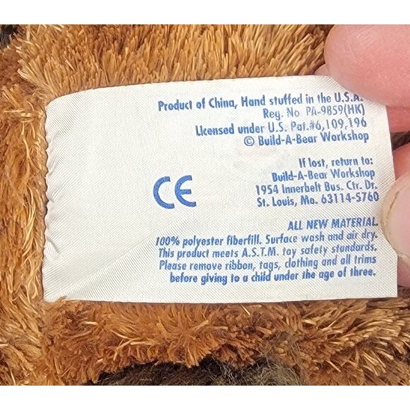 Vintage Retired Build-A-Bear Workshop Clydesdale Horse with Saddle - Picture 15 of 15